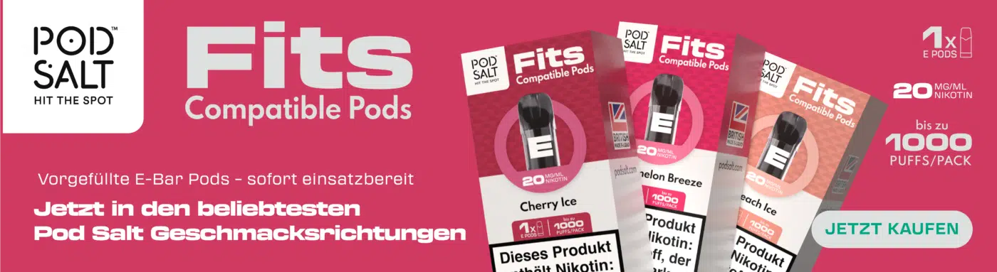 Fits Pods by Pod Salt Banner