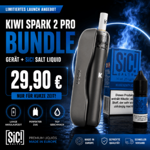 Kiwi 2 Spark Pro mit SiC salt Liquid