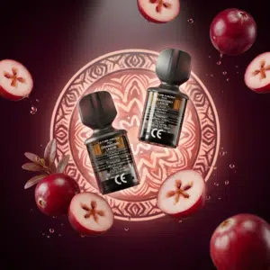 Lafume Aurora Pod+ - Cranberry Lagos im 2er Pack mit Beeren im Hintergrund