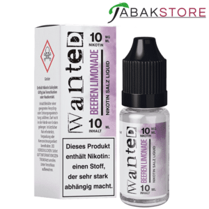 Wanted-Nikotinsalz-Liquid-Beeren-Limonade-10mg