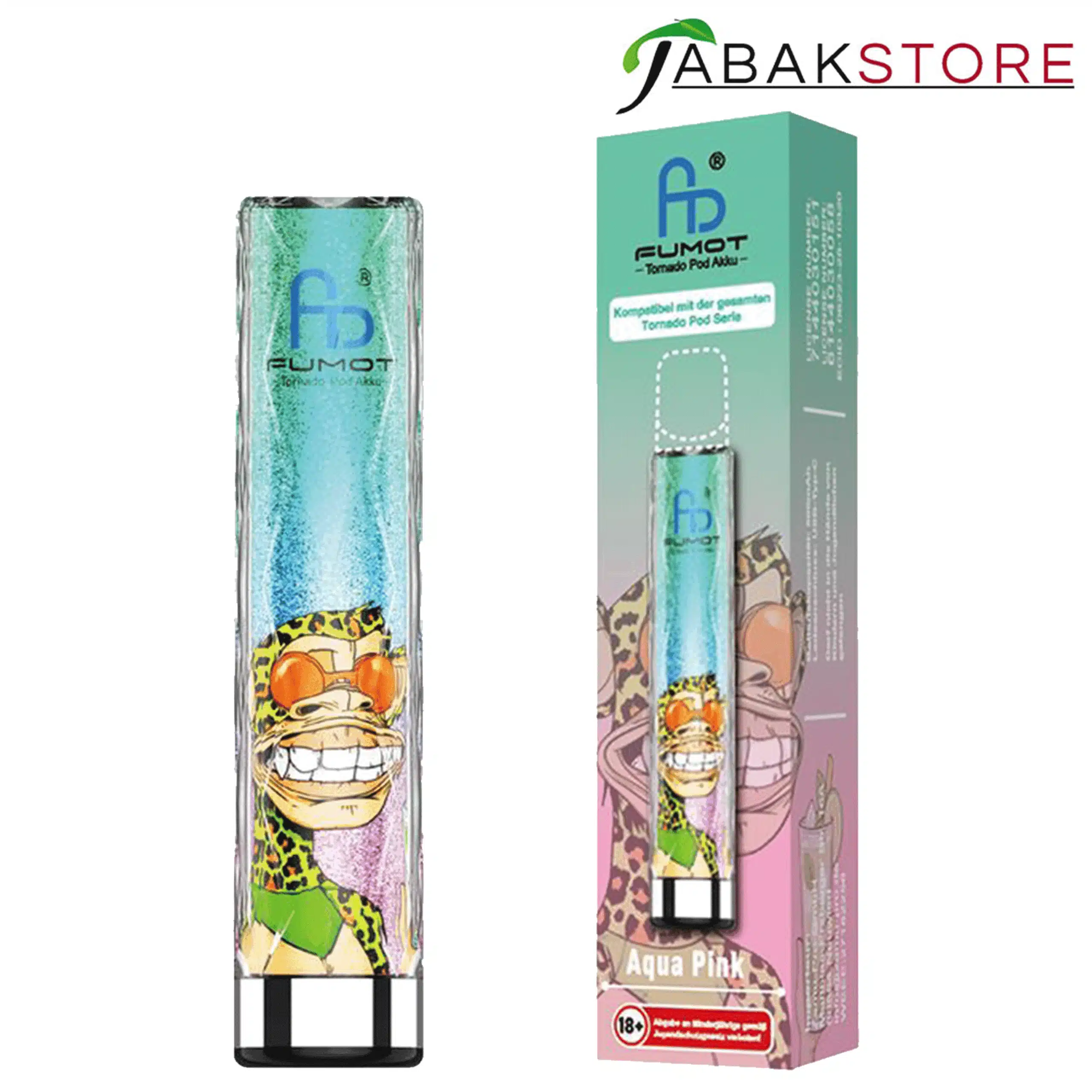 Fumot Tornado Aqua Pink Pod Kit