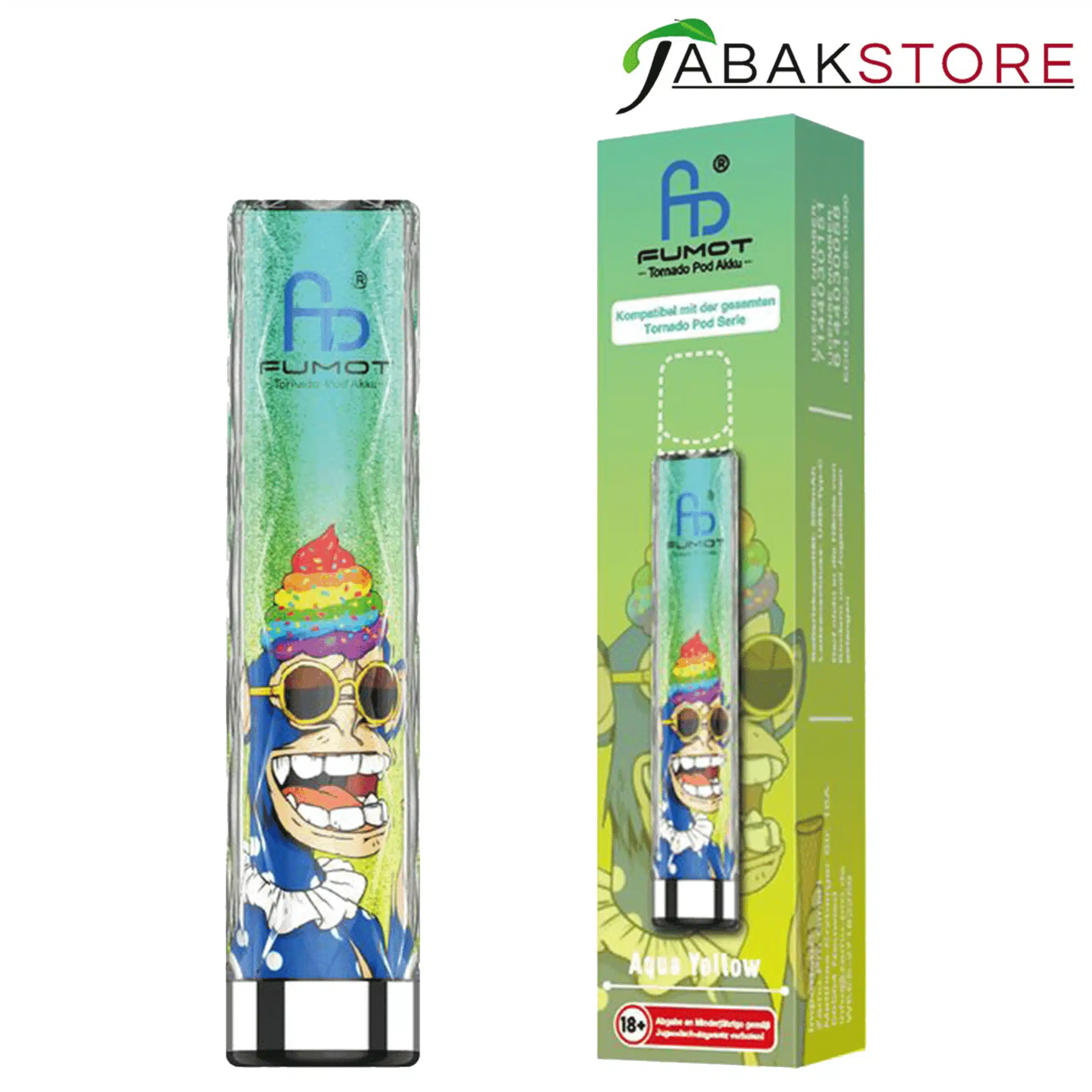 Fumot Tornado Pod Kit Aqua Yellow