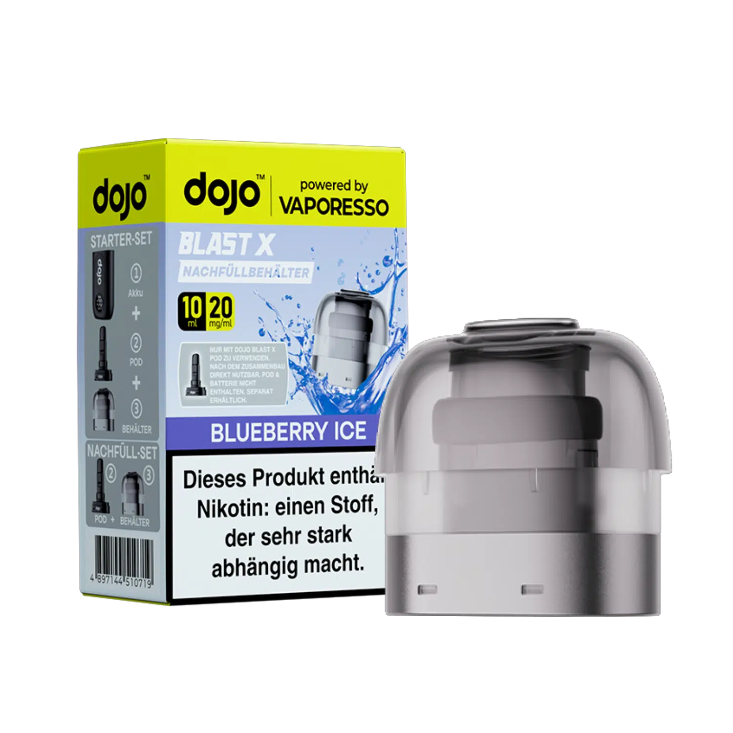 Dojo Blast X Refill Blueberry Ice 20mg 10ml