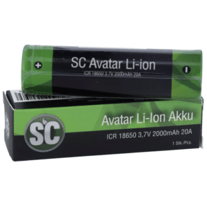 Sc Akku 18650 mit 2000mAh