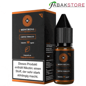 Montreal Liquid 10mg Nikotinsalz Coffee Tobacco