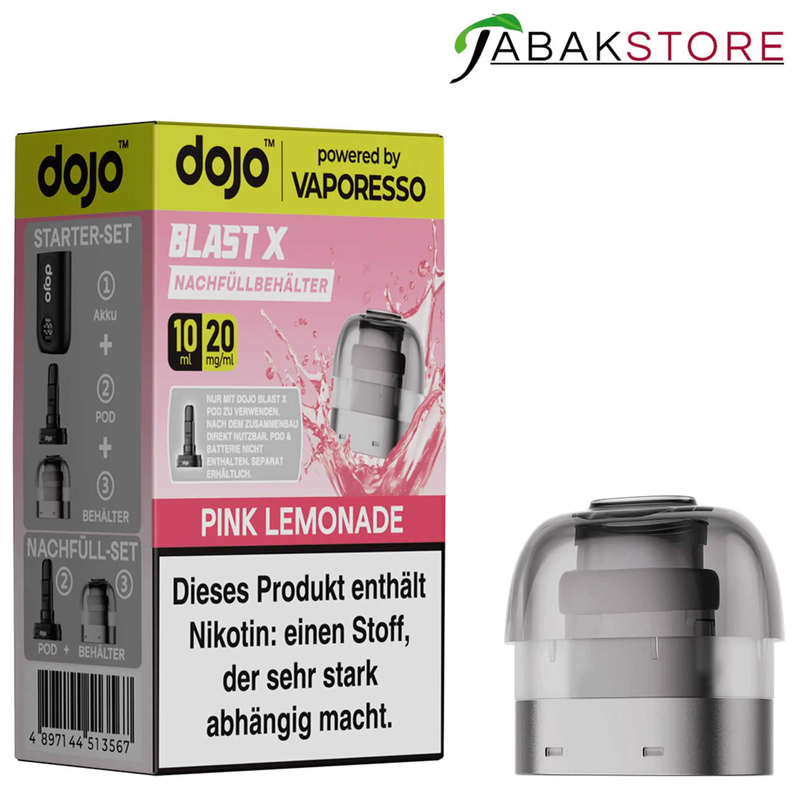 Dojo Blast X Refill Pink Lemonade 20mg 10ml