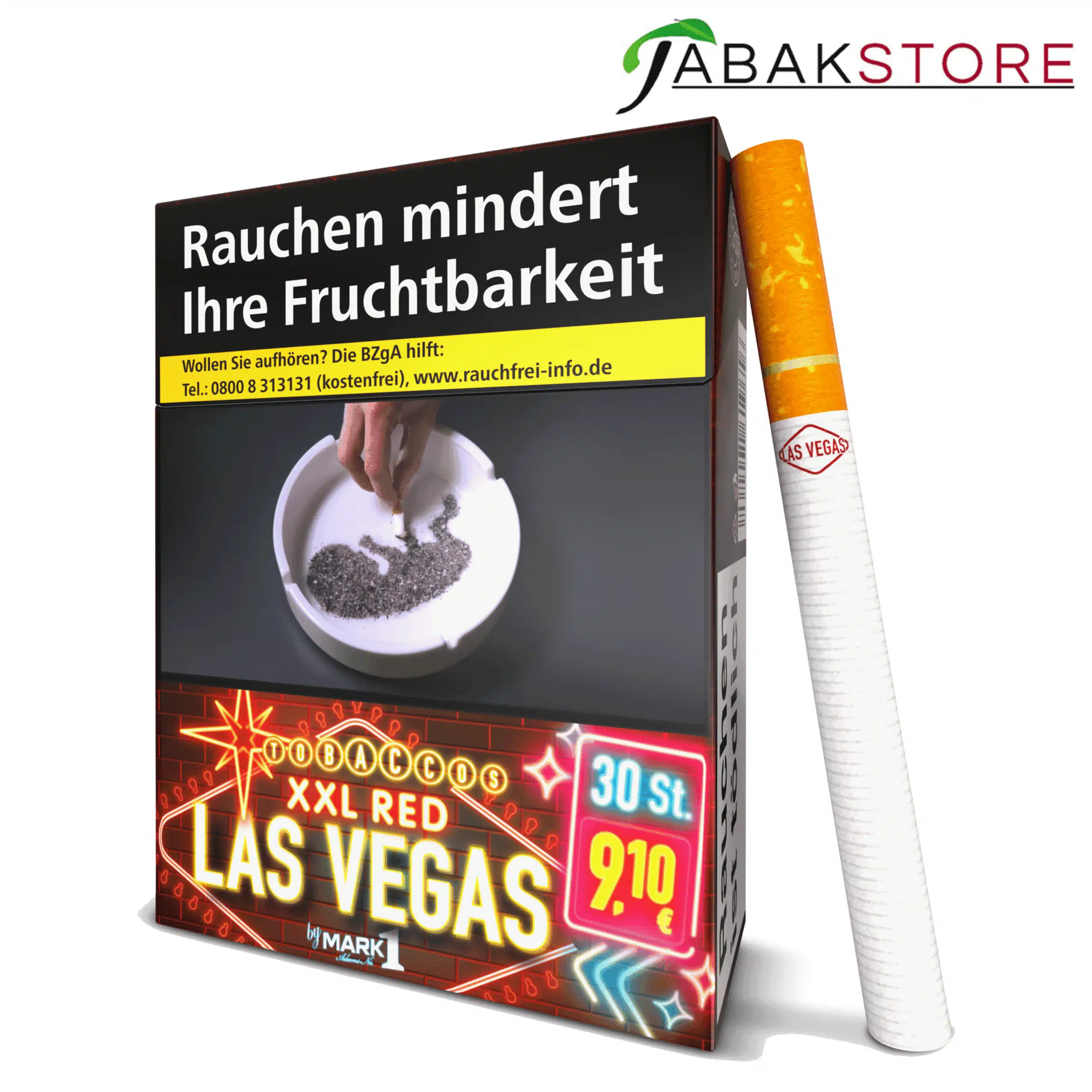 Las Vegas Red Maxi Box 30 Zigaretten 9,10 Euro
