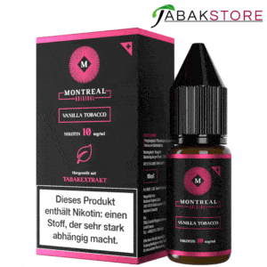 Montreal Liquid 10mg Vanilla Tobacco
